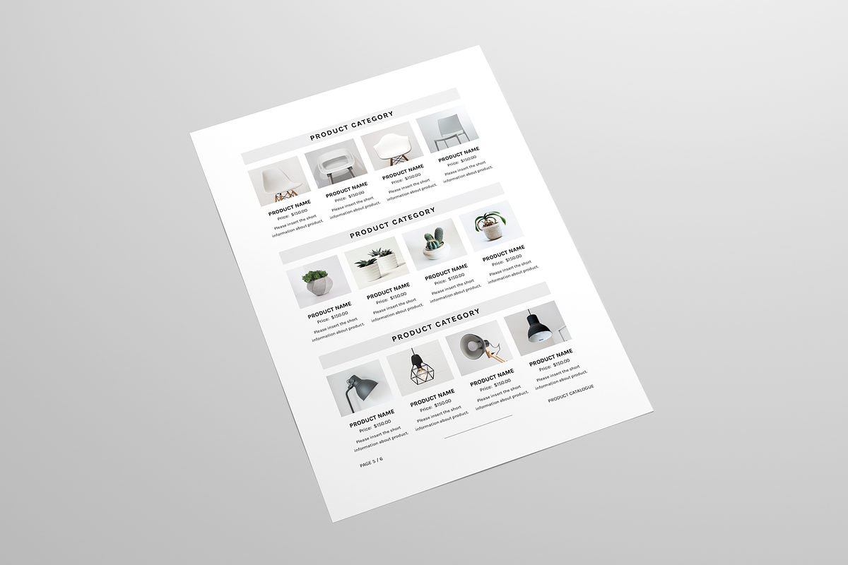 Product Catalog Sheet, a Flyer Template by Leaflove (Photo 7 of 9)