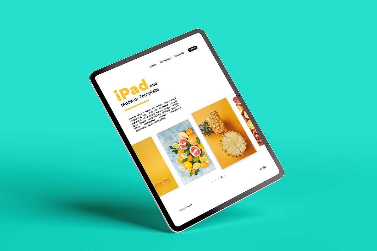 iPad Pro Mockup Set, an iPad Mockup by Artnivora.Std (Photo 4 of 4)