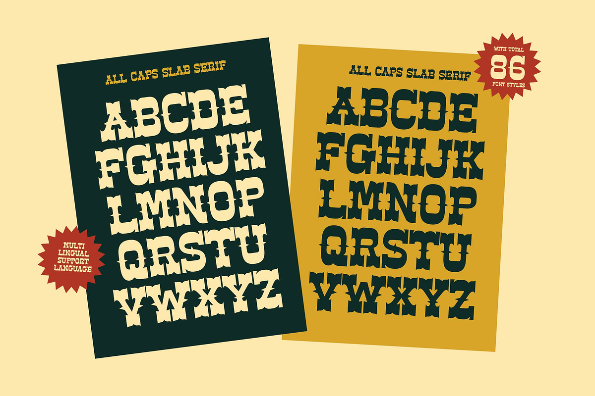 Ankara Trave Vintage Display Font, a Slab Serif Font by timelesstype.co (Photo 9 of 15)