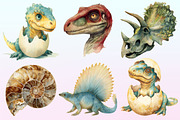 Paleontology Dinosaur Animal., a Graphic by CitraGraphics (Thumbnail 2 of 4)