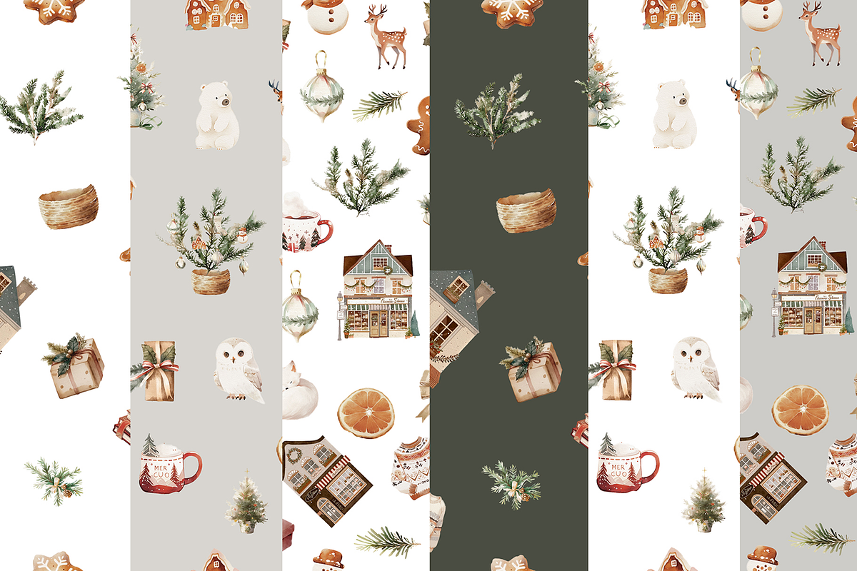 Scandinavian Christmas Holiday, a Seasonal Illustration by heyiamalice (Photo 10 of 15)