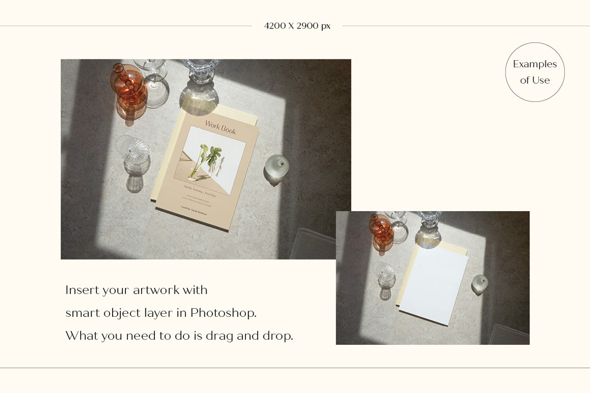 Print Mockup SET with iPad Mockup, a Print Template by LOPEstudio (Photo 6 of 8)