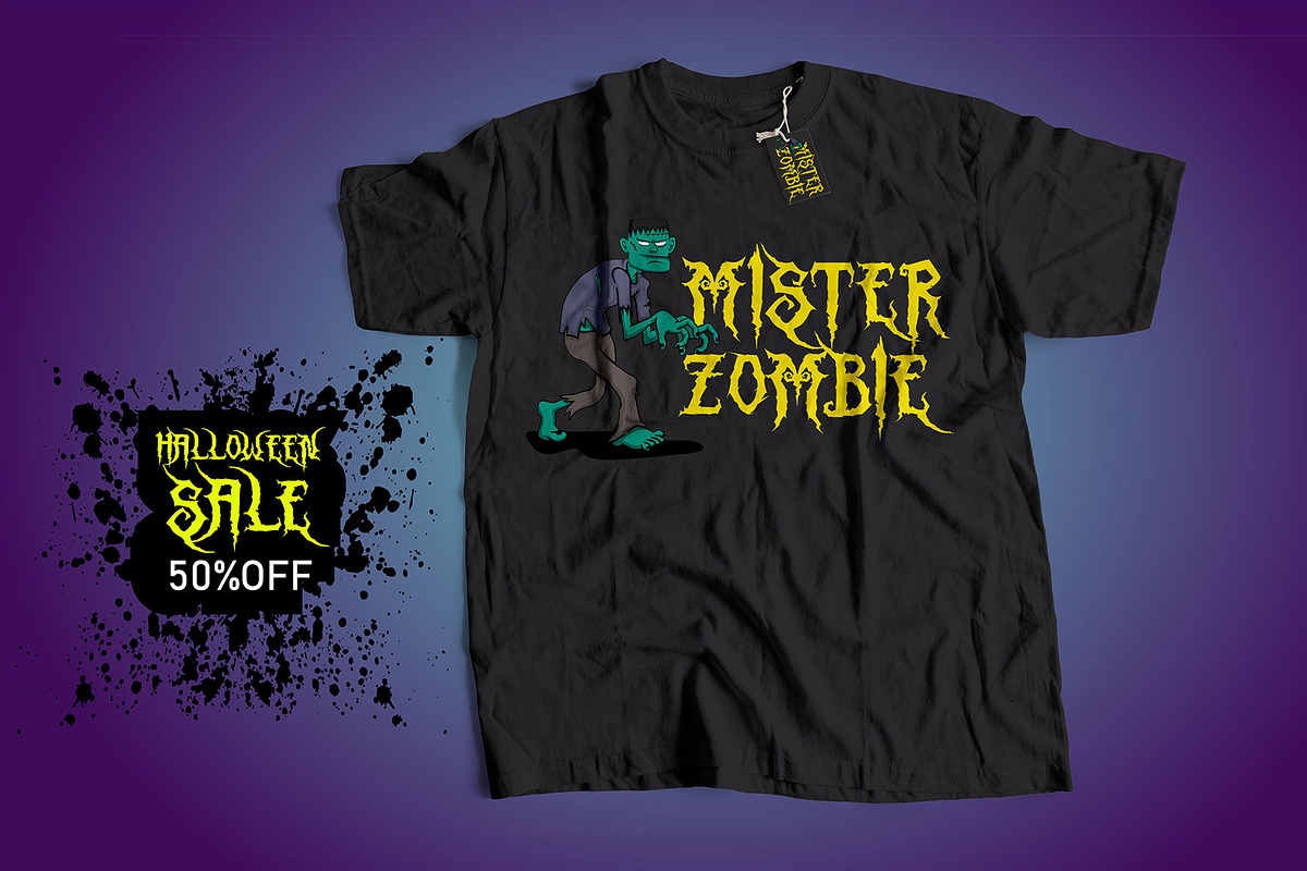 Night Franklin - Halloween Font, a Font by figuree studio (Photo 5 of 7)