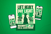 Fitness Gym Promotion Flyer Set, a Flyer Template by The Good Store (Thumbnail 1 of 2)