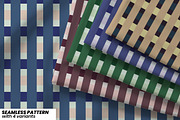 Striped Grid Geometric Pattern, a Pattern Graphic by Pyopo (Thumbnail 1 of 3)