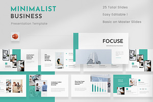 Minimalist Business PowerPoint, a Presentation Template by Premast