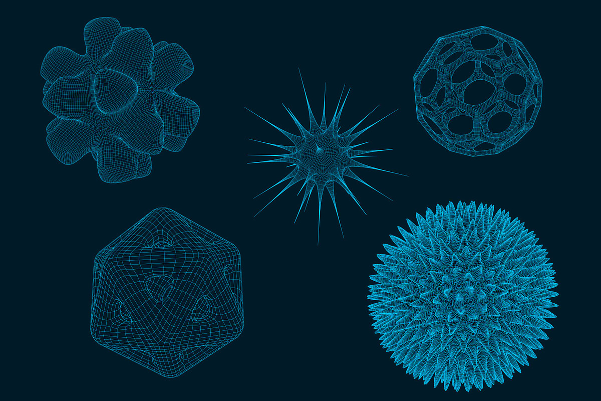 25 Futuristic 3D non-Euclidean Shape, an Object Illustration by Kseniya-Omega (Photo 7 of 7)