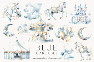 Blue Carousel