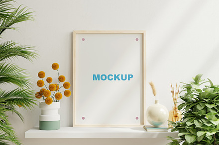 Frame picture mockup 001, a Poster Template by vanitjan