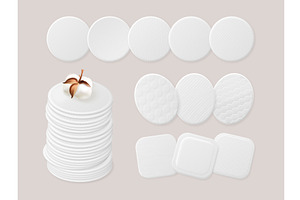 Realistic cotton pads. Padded disk, a Graphic by Stock-Smart-Start