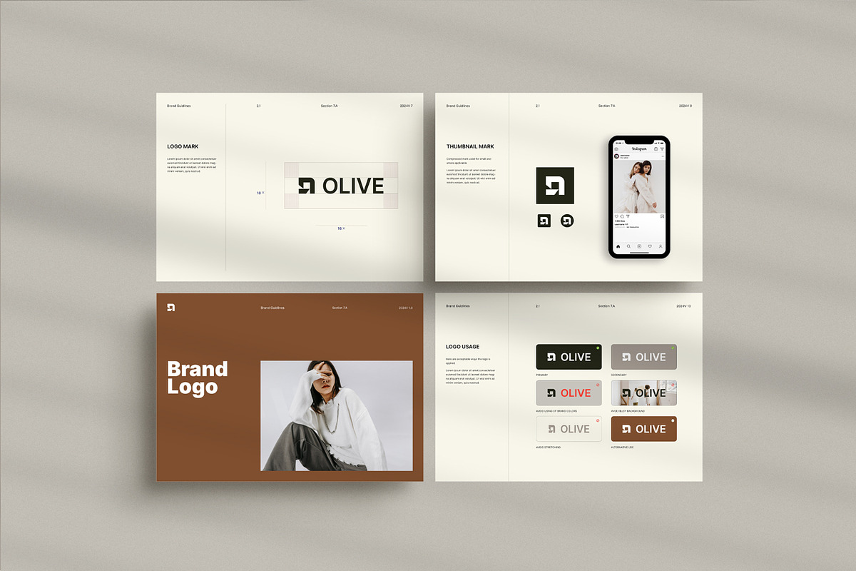 Olive-Brand Guidelines, a Brochure Template by S A N D Y (Photo 3 of 11)