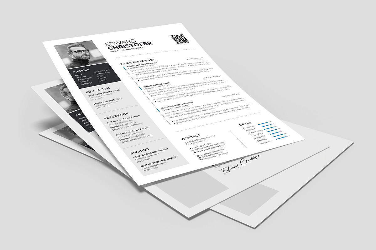 Resume Template, a Resume Template by Abdul Studio (Photo 5 of 6)