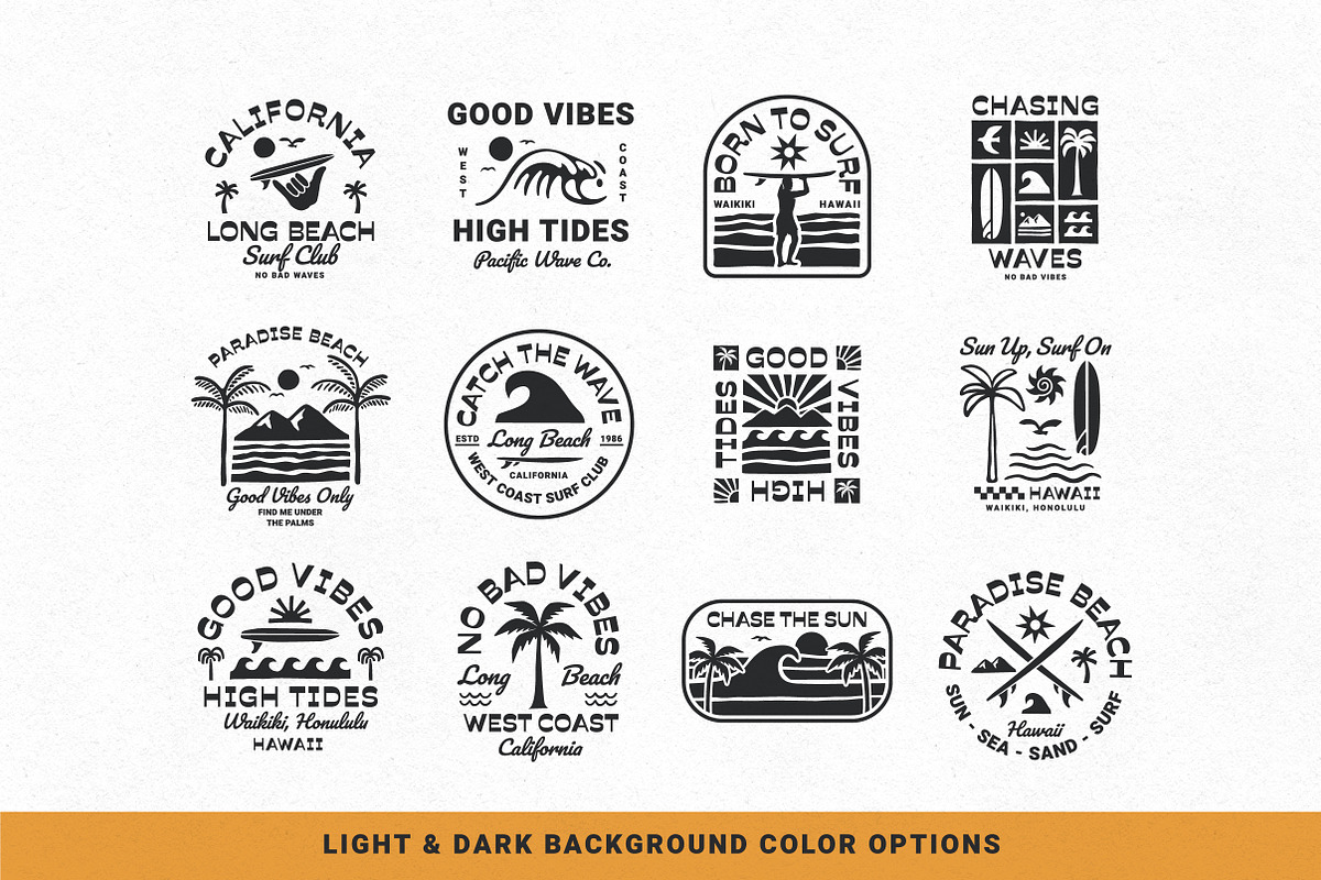 Sun & Surf Design Collection - Mono preview 3
