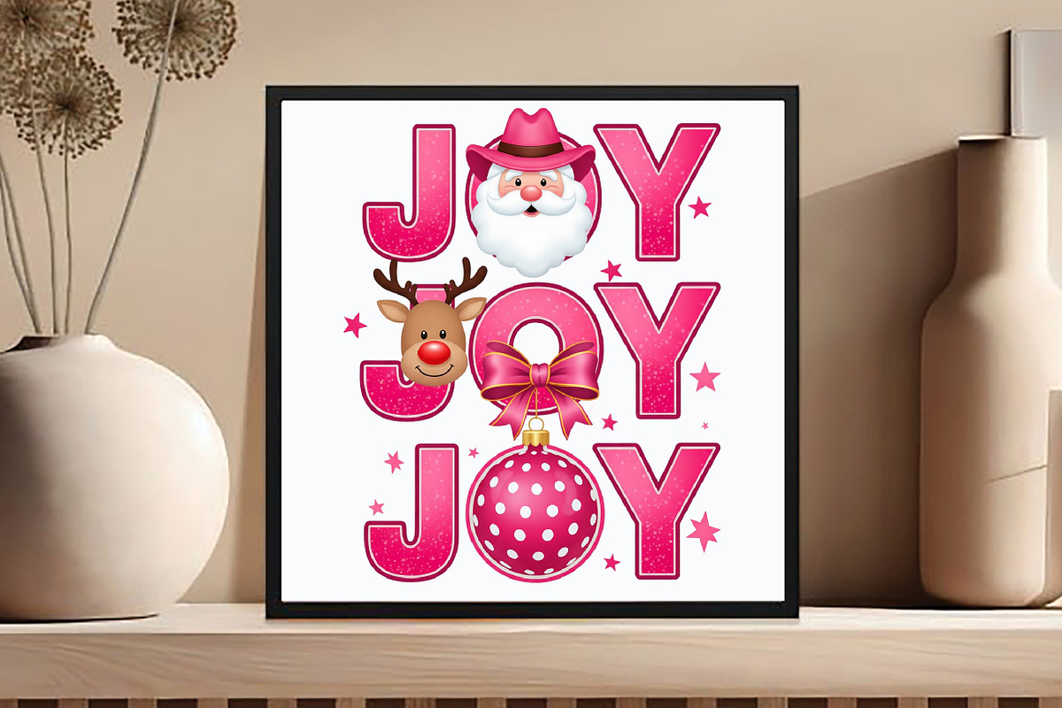 Joy Christmas PNG, an Illustration by DreamCafeArt (Photo 4 of 6)