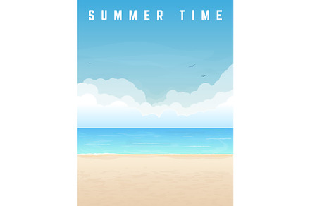 Summer time banner