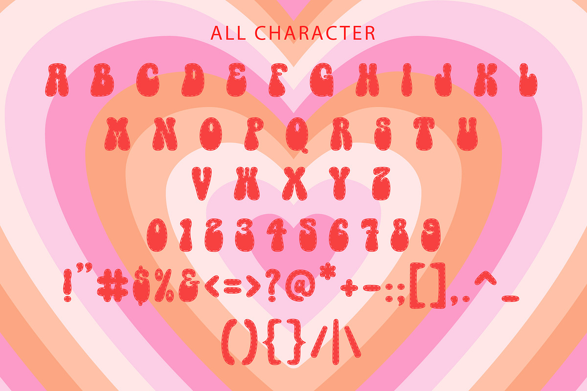 Groovy Stitch - Groovy Font, a Handwritten Font by Densu Creative (Photo 6 of 6)
