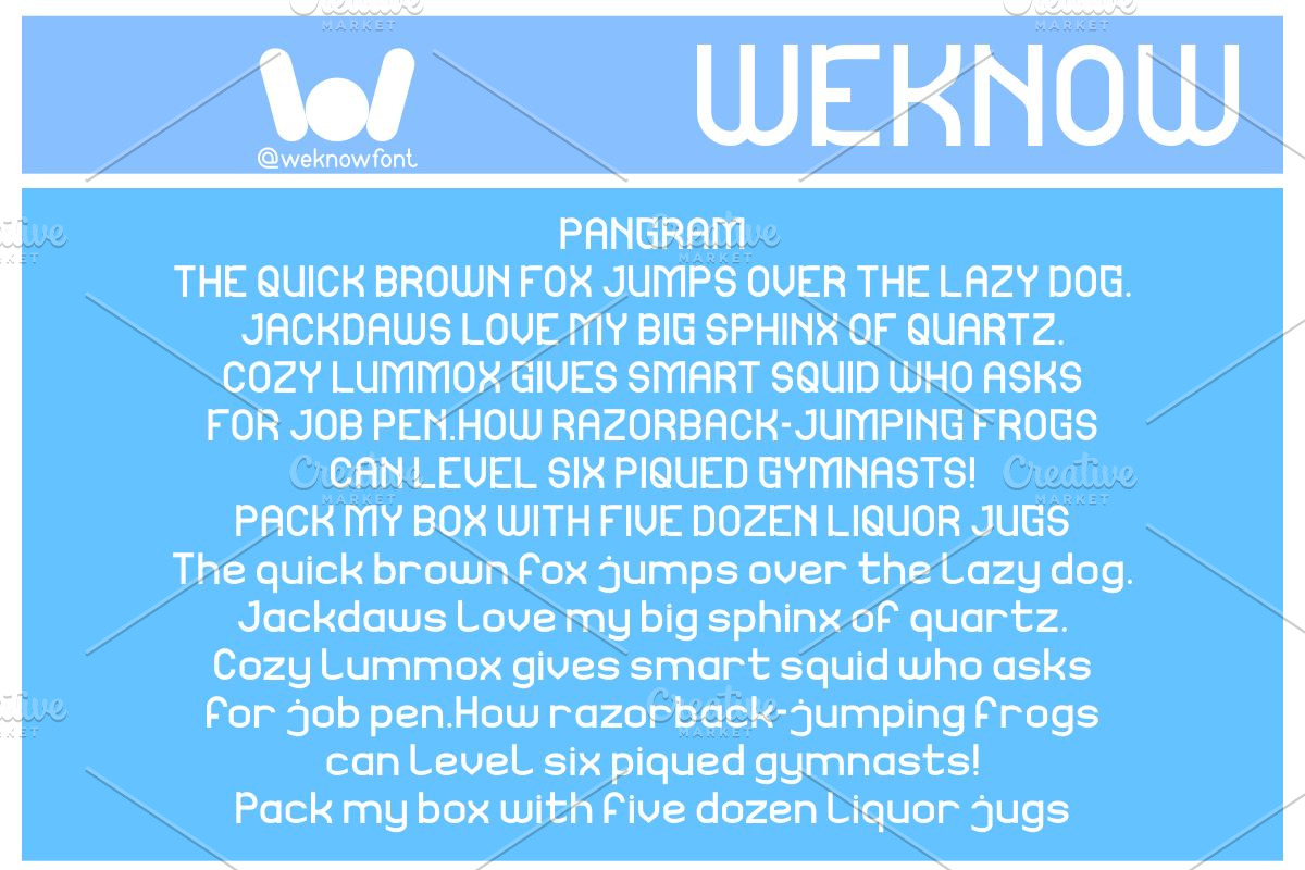 Thinking Numbers font, a Sans Serif Font by weknow (Photo 6 of 8)
