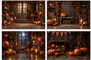 Halloween Digital Backdrop BUNDLE, a Layer Style Add-On by Wild Honey Design Co. (Thumbnail 6 of 6)