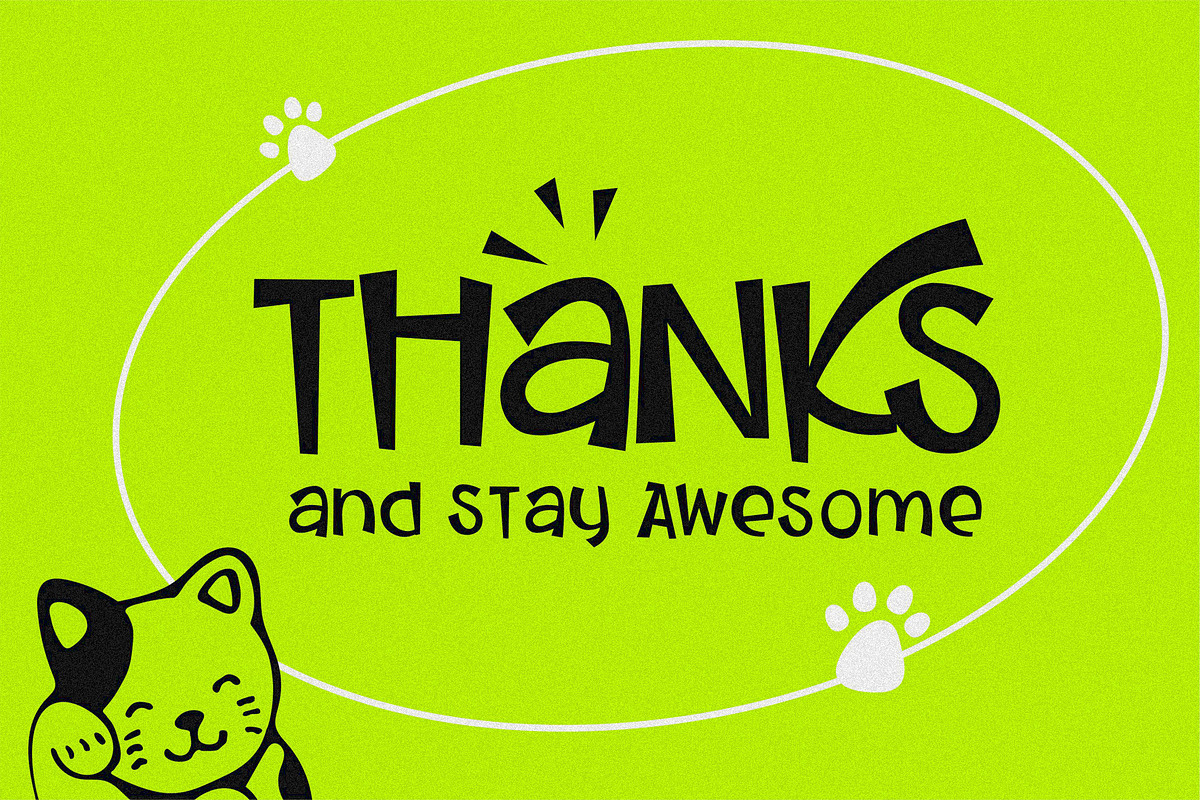Rakote - Fun and Strong Font, a Font by 160 Studio (Photo 7 of 8)