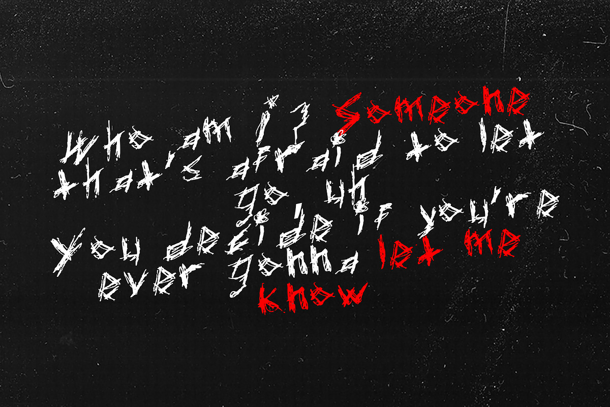 DARK TIMES HANDWRITTEN FONT, a Font by castanearias (Photo 2 of 4)