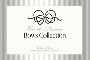 Hand-Drawn Bows Collection - Vol 01, an Object Graphic by Type and Graphics Studio (Thumbnail 15 of 16)