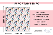 Sea Life Seamless Pattern, a Pattern Graphic by Coastal 5 Designs (Thumbnail 3 of 3)