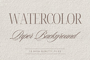 Watercolor Paper Background, a Background Graphic by Asymme3 (Thumbnail 1 of 5)