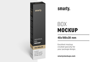 Box Mockup / 40x185x30 Mm