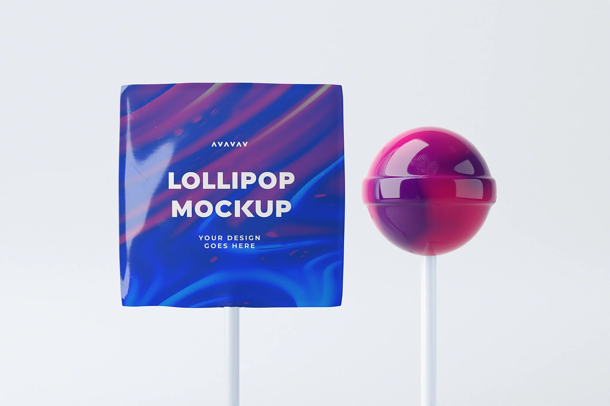 Lollipop Mockup, a Product Mockup by zpackcreative (Photo 1 of 4)