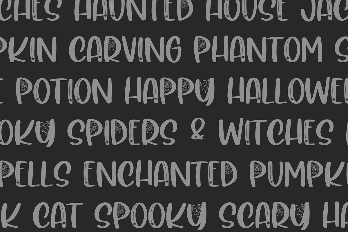 Creepy Crawler, Cute Halloween Font, a Sans Serif Font by Designing Digitals (Photo 7 of 9)