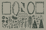 Winter Illustration Pack - Vintage, an Animal Illustration by Eldorado Design Co. (Thumbnail 2 of 7)