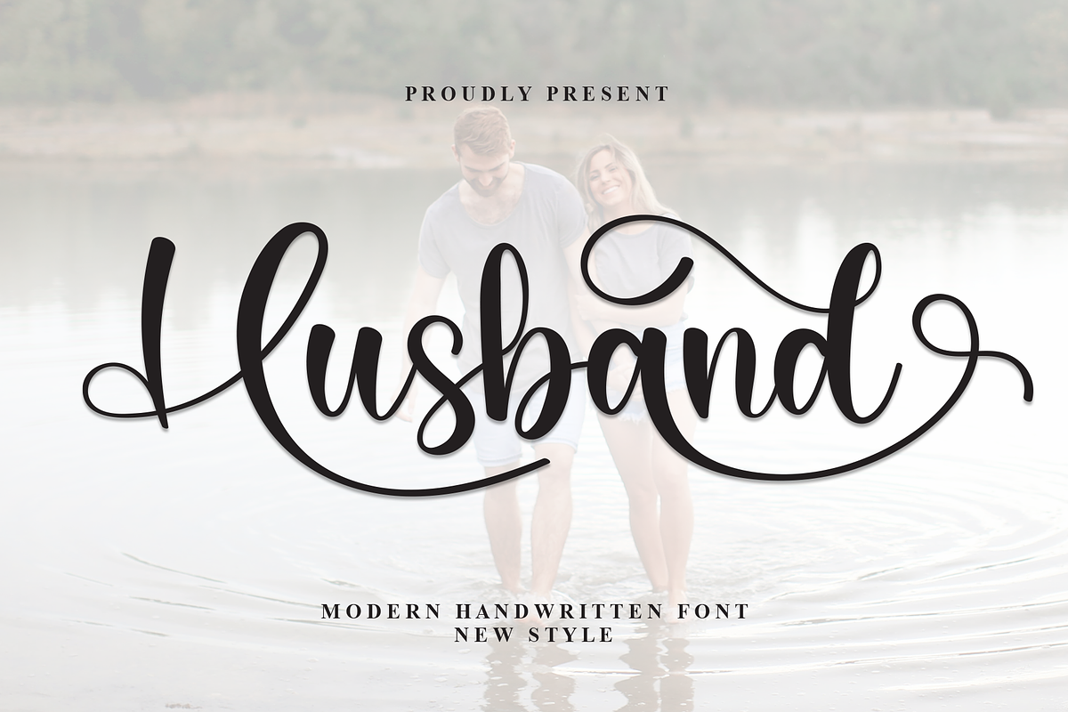 Husband | Script Font, a Handwritten Font by Scratchones (Photo 1 of 9)