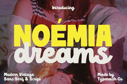 Noemia Dreams | Modern Vintage Font