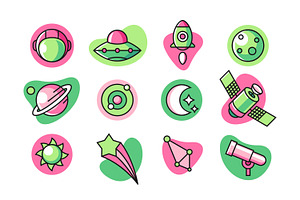 Space Icon Set