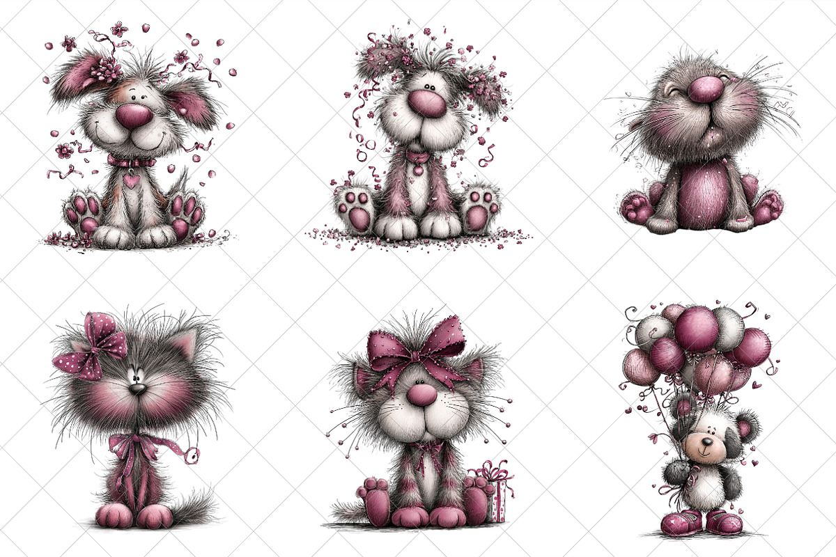 New Year Animal Clipart, an Illustration by SinaCreation (Photo 3 of 7)