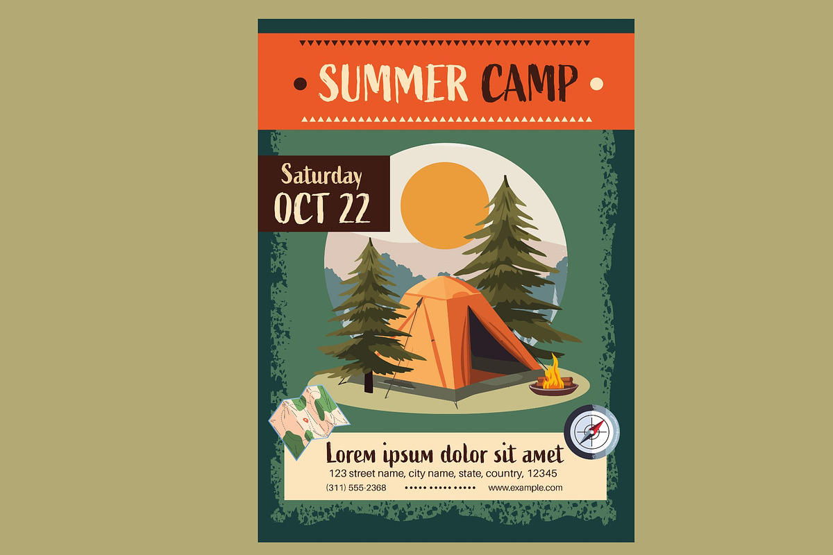 Summer Camp Event Flyer, a Templates & Theme by studiogstock (Photo 3 of 3)