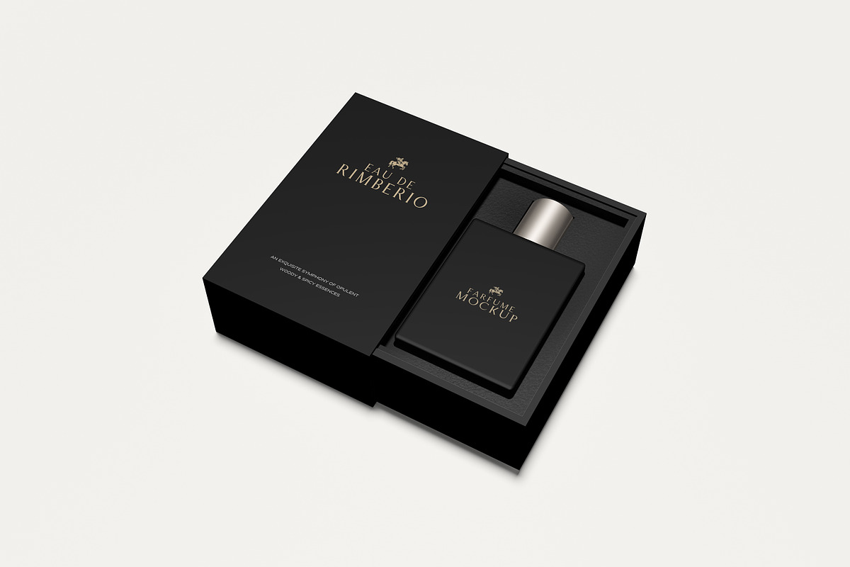 Box Adn Parfum Mockup, a Packaging Mockup by xavier_studio (Photo 2 of 5)