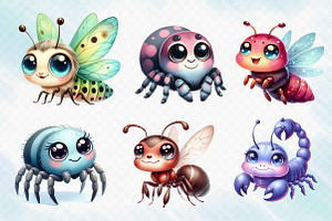 Cute Insect Sublimation Clipart