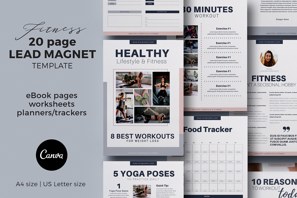 Content Upgrade Canva Template, a Magazine Template by 3.14&Co (Photo 1 of 9)
