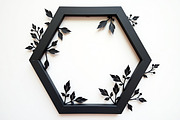 Floral Laser Cut Frame Set, an Illustration by Creativeshirt (Thumbnail 2 of 9)
