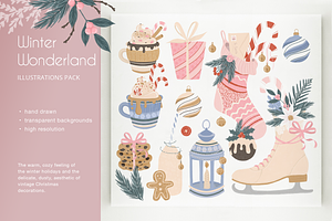 Winter Wonderland Illustration Pack