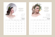 2026 Printable Calendar Goddesses, a Decorative Illustration by La Inspiratriz (Thumbnail 4 of 8)