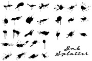 Ink Splatters And Splashes, an Illustration by Graphicsfuel (Thumbnail 5 of 6)