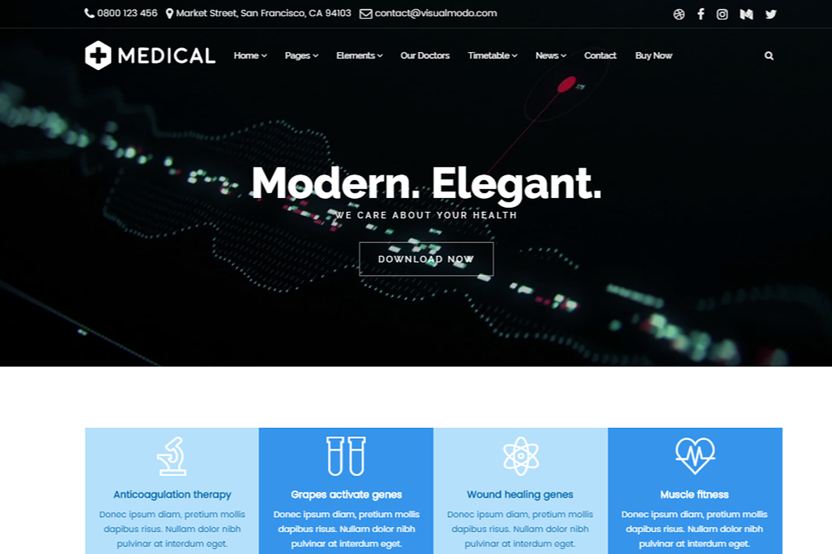 44 Premium WordPress Themes Bundle, a WordPress Template by Visualmodo (Photo 23 of 45)