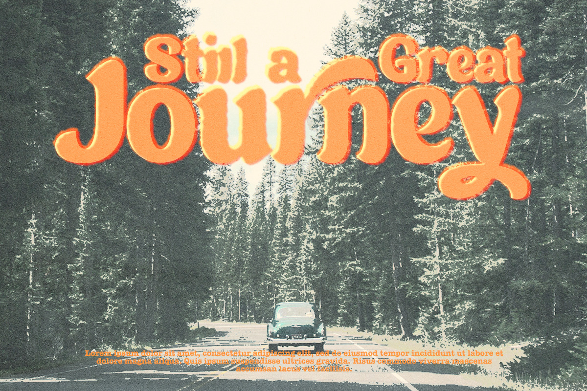 Brown Wager - Chunky Retro Bold Font, a Serif Font by Shakira Studio (Photo 6 of 12)