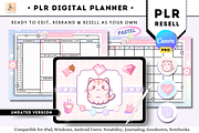 PLR Resell Pastel Digital Planner, a Stationery Template by Tas Creative Studio (Thumbnail 2 of 13)