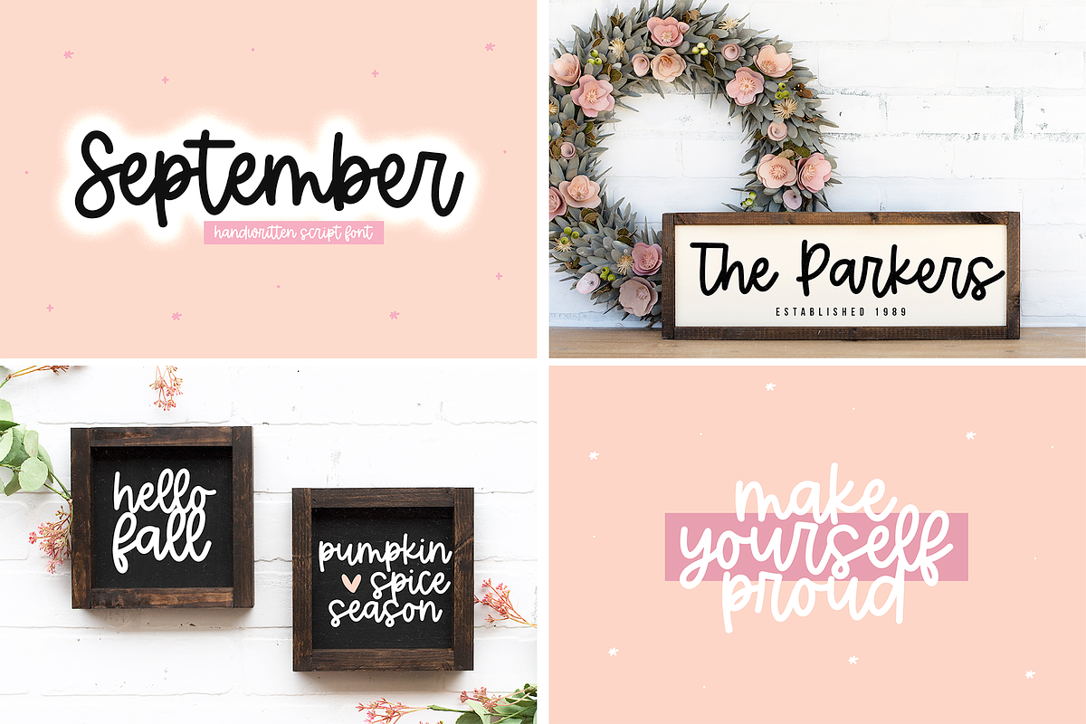 Font Bundle - Almost Autumn, a Script Font by KA Designs (Photo 4 of 42)