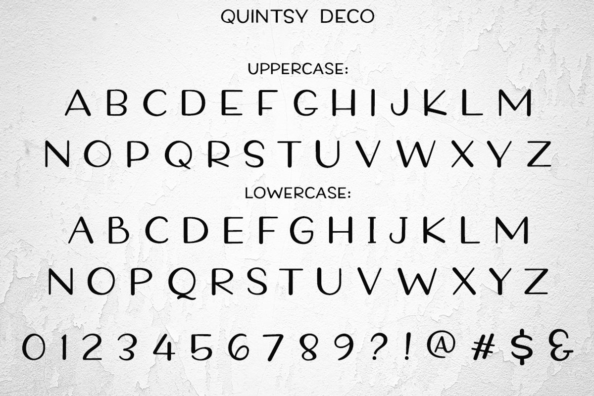 Quintsy - a five-font set! preview 7