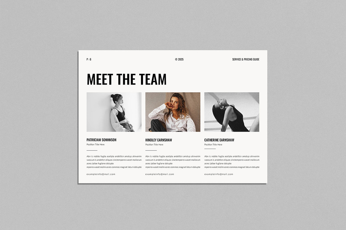 Service & Pricing Guide | Canva, a Brochure Template by ElvinPrint (Photo 5 of 8)