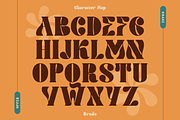 Broda, a Slab Serif Font by Burntilldead (Thumbnail 2 of 12)